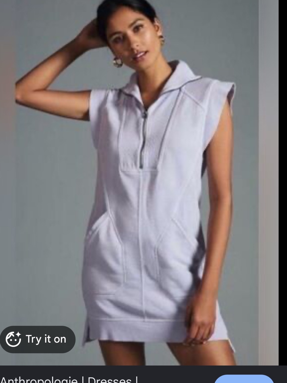 Half zip dress